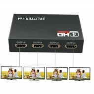 1x4 HDMI-compatible Splitter 1080p Video Switch Switcher Converter 1 In 4 Out Dual Display for PS3 P