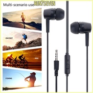RUN Soft PVC In Ear Headphones Good Sound Quality Earphone For Running Gym