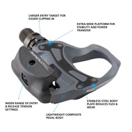 SHIMANO PD-R550 SPD SL PEDALS WITH SM-SH11 CLEAT