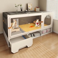 Rabbit Dedicated Luxe Big Villa with Toilet Cage