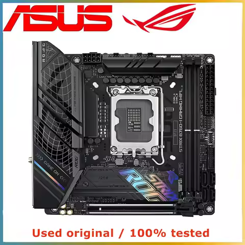 For ASUS ROG STRIX B760-I GAMING WIFI Motherboard Socket LGA1700 CPU DDR5 7600(OC) Memory Chipset B7
