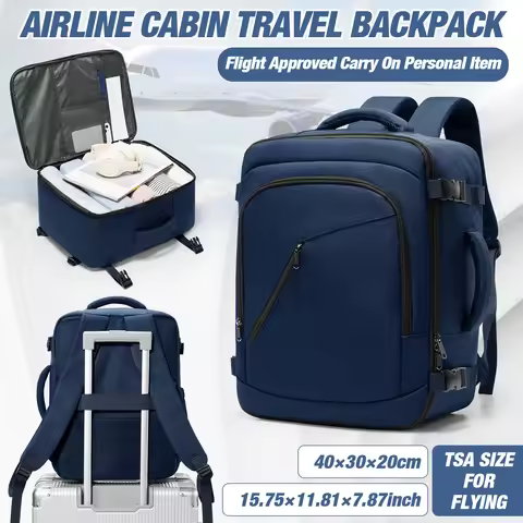 Ryanair 40x30x20 Travel Backpack Cabin Fly Bag Incase Backpack, Able Carry Backpack, Men Business Ba