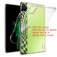 Transparent Soft TPU case for Realme Pad X 11inch Realme Pad 2 Lite 10.95 10.4'' mini 8.7 clear casi
