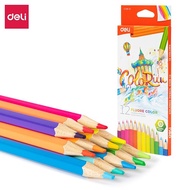 Deli Fluorescent Colour Pencil C128-12 12 colour