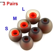 ooo 3 Pairs(6pcs) L M S In Ear Tips Earbuds Earphone Silicone Eartips/Ear Sleeve/Ear Tip/Earbuds For
