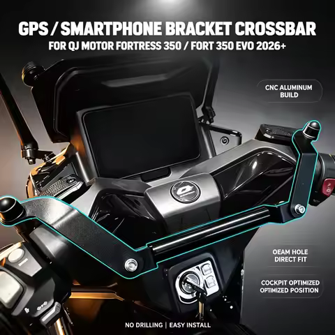 Crossbar FOR QJMOTOR FORT350 EVO/FORTRESS 350 GPS Smartphone Navigation Bracket FORTRESS350 GPS Supp