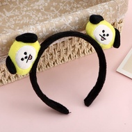 LINE FRIENDS | BT21 Koya RJ Shooky Mang Tata Chimmy Cooky Cute Cartoon Doll Headband Anime Periphera