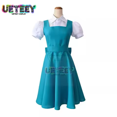 UETEEY Anime Tendou Akane Cosplay Blue Dress Uniform Women Girls Outfit Halloween Carnival Costumes 
