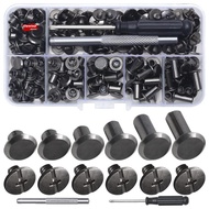 Chicago Screw Leather Rivets Assorted Screw Rivets M5 Chicago Binding Screws for Decorating PU Craft