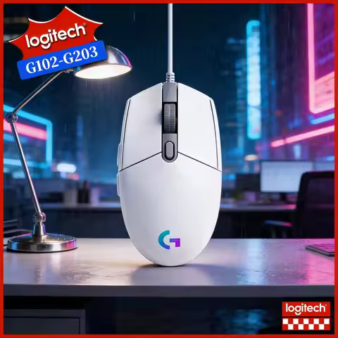 Logitech G102 Gaming Mouse, 8X Faster Response, 8000 DPI Precision, RGB Backlit, Compatible With Mac