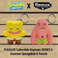 FUGGLER Collectible Keychain SERIES 2 - Common SpongeBob & Patrick (Set of 2)