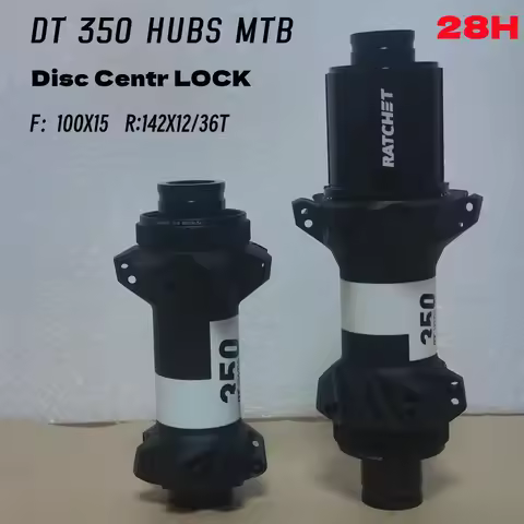 DT Swiss 350 MTB Wheel Hub Straightpull Bicycle, Disc 28H, Center Brake, Front 100 110, Rear 142 148