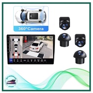 QCY SZ2053D/4007 360 Panoramic Camera 3D 720P Front/Rear/Left/Right 360 Degree Bird View Camera