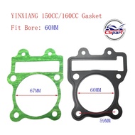 YX160 60มม. 13มม. แหวนลูกสูบชุด150CC 160CC 1P60FMJ YinXiang ZongShen Kaya Xmotos Apollo Orion Dirt P