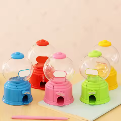 Cute Bubble Gumball Dispenser Multi-function Gumball Machine Sweets Candy Machine for Good Behavior 