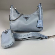 PRADA 藍尼龍三合一