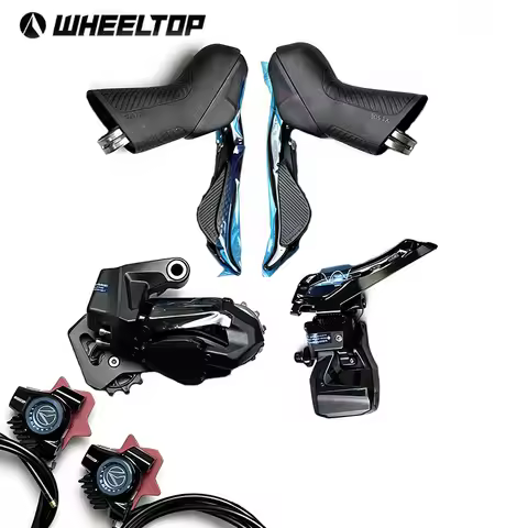 Wheeltop EDS TX Wireless Electronic Groupset 7-14 Speed Carbon Fiber & Alloy Drop Bar Road Bike Fron