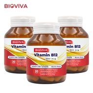 [Pack Of 3 Bottles] Vitamin B12 Bioviva B12 B B12 B12 B12 600 mcg.