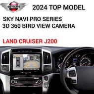 LAND CRUISER J200 CAR ANDROID PLAYER #SKY NAVI #360 BIRD VIEW CAMERA