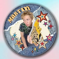 CORTIS/MARTIN/Cortis MARTIN Support Badge Tinplate Backpack Decoration Pendant/Oiuf
