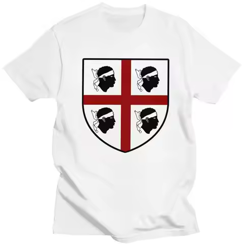 Custom Sardinia Flag Four Moors T Shirts Men Short-Sleeve Italy Sardegna Coat Of Arms T-shirts Tee P