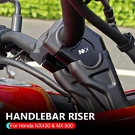 Handlebar Riser For Honda NX400 NX 400 NX 500 NX500 2024 Motorcycle Accessories Handle Bar Lift Clam