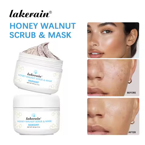 Facial Scrub & Mask Moisturizing Nourishing Skincare Facial Scrub For Honey Walnut Face Cream Facial