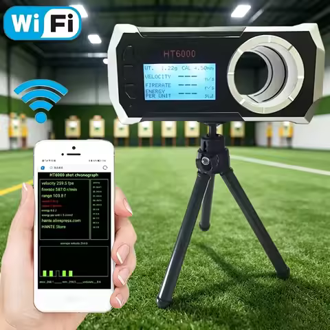 10-5000 FPS WiFi Shooting Chronograph Multifunctional Bullet Speed Tester Ball Velocity Energy Measu