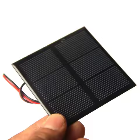 5Pcs/Lot 0.7W Solar Panel with Wire DIY Epoxy Solar Plate 1.5V for Charged 1.2V Battery Garden Light