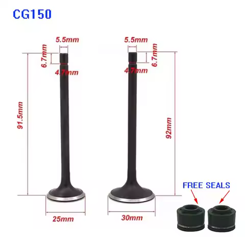 Motorcycle Engine Parts of Valves Taps Set for CG125 CG150 CG200 CG250 GN125H HJ125-8 Two Wheelers &