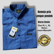 KEMEJA PRIA LENGAN PENDEK WARNA DUSTY PINK TERLARIS 2025