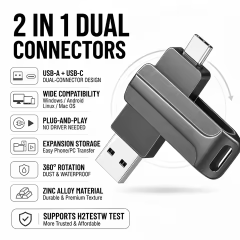 Pendrive Type C OTG USB Flash Drive 128GB 64GB 32GB 16GB 8GB USB Memory Stick 2.0 Pendrive High Spee