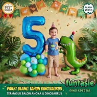 Jumbo Dinosaur Balloon Package 0-9 Jumbo Number Balloon Package 0-9 Dinosaur