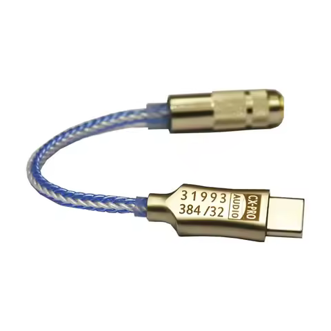 ABUOType-C to 3.5Mm HiFi Digital Headphone Amplifier CX31993 Chip Decoding DAC Audio Decoding Cable 