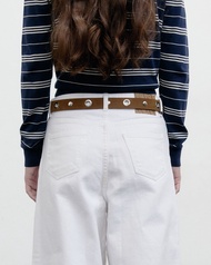 SUEDE STUDETTE BELT (2 Colors)