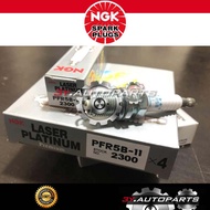 Genuine New PFR5B-11 2300 (@4pcs) Laser Platinum Spark Plug For NISSAN 240SX  INFINITI QX4 Q45 Subar
