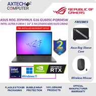 Asus ROG Zephyrus G16 GU605C-PQR045W 16'' 2.5K 240Hz Gaming Laptop ( NVIDIA® GeForce RTX™ 5070, CU9-