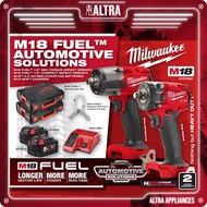 Milwaukee Automotive Solution M18 FMTIW2F12 FUEL™ 1/2" Mid Torque Impact Wrench + M18 FIW212 1/2" Compact Impact Wrench