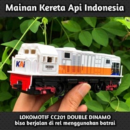 kereta api indonesia LOKOMOTIF CC201 Double Dinamo - handmade