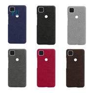 Phone Shell Cloth Pattern Leather Case Google Pixel Anti Drop Protective Cover Suitable for Google Pixel 4A