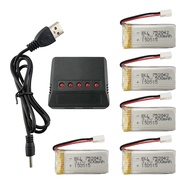 Hubsan X4 JJRC H31 SYMA X5C X5SW 3.7v 500mAh Battery Multi-Charger Charger Drone Helicopter Quadcopt