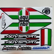 Italy Italy Italy Itali flag sticker for xmen electric car, premium 3-layer type