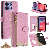 for Vivo Y29S Y04 Y36 Y39 Y29 Y19S Y28 Y17S Y28S Y03 Y18 4G 5G Phone Case with 1.2m Metal Strap Leat