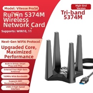 Wavlink | Gaming 5GHz Tri-Band WiFi Receiver AX5400 USB Adapter