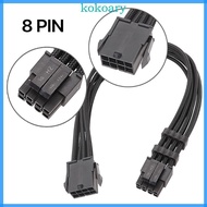 KOK CPU 8pin to 8pin 4+4pin Module Cable CPU 8Pins Power Supply Cord 18AWG Durable CPU Extension 8Pi