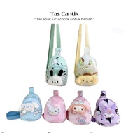 Sanrio sling bag, cute sling bag, children's sling bag, Kuromi/ sling bag, children's sling bag, San