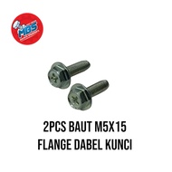 cod BAUT CLIP KLIP M6 BAUT 10 KUNCI L ddan M5 BAUT 8 FLANGE TOPI DABEL KUNCI ORIGINALori
