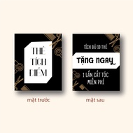 100 cards to accumulate haircut points 3.5x4cm, enough 10 cards, get 1 free cutting time