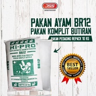 READY BR12 Pelet Pakan Ayam Hi Pro Umur 21 hari - Panen (10 kg)