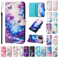 For Xiaomi Poco C75 Case Cute Painted Pattern Flip Phone Case for Xiaomi Poco C65 Case Poco C55 Poco